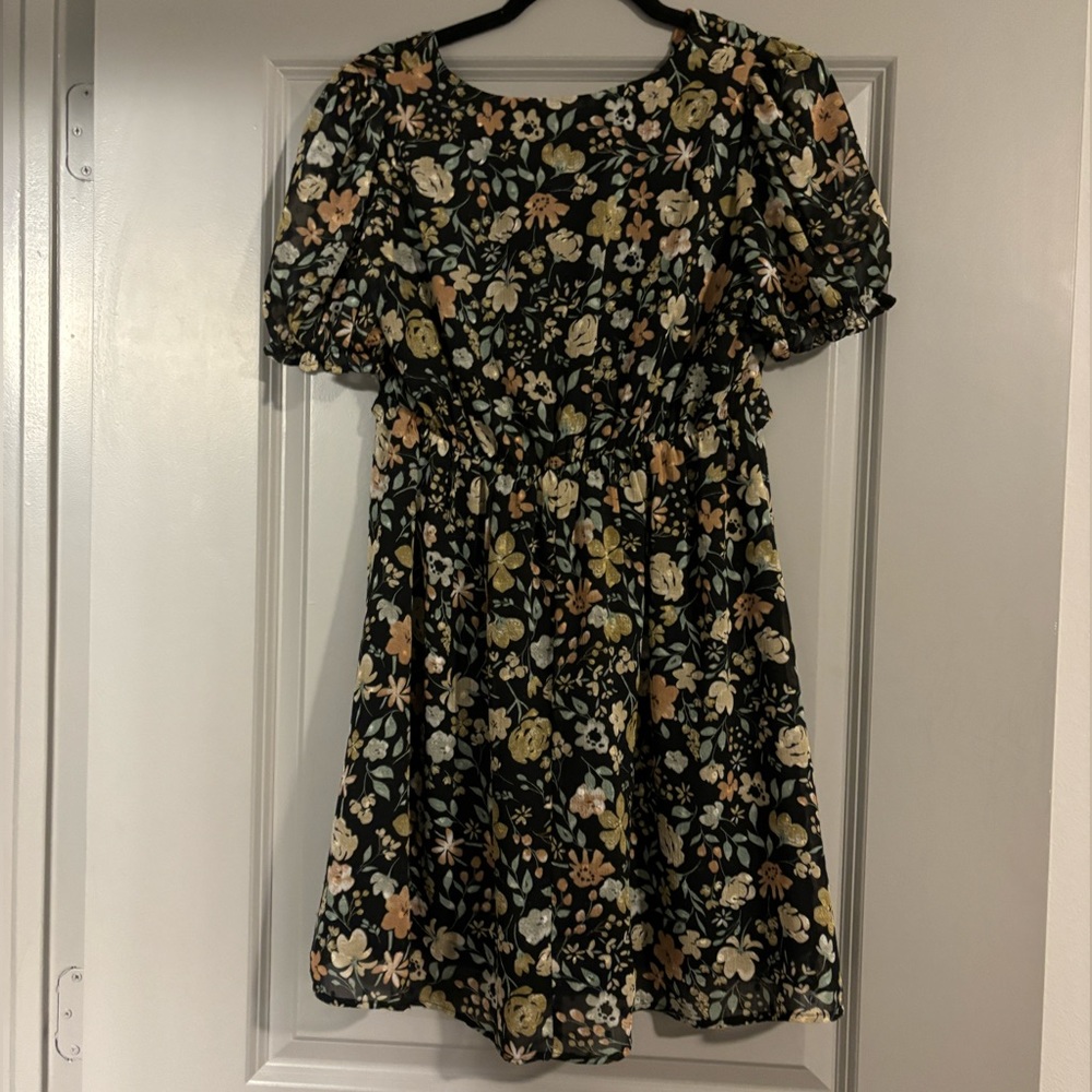 Floral Mini Dress - Picture 3 of 3